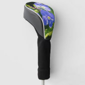 Drei blaue Blumen Golf Headcover (angewinkelt)