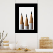 Drei Bleistifte Poster (Küche)