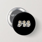 drei blinde Mäuse Button (Vorne & Hinten)