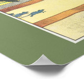 Drei Blinde Mäuse drucken Poster (Ecke)