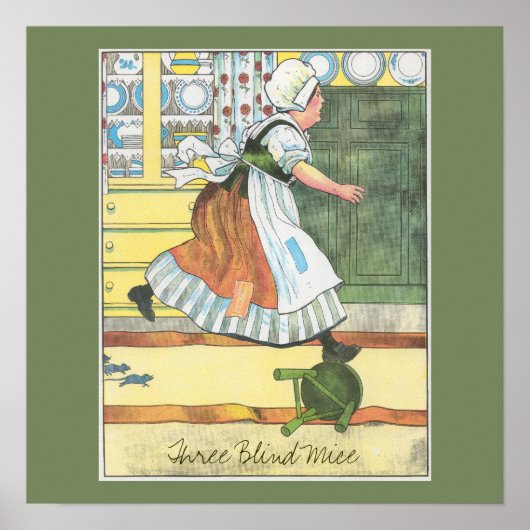 Drei Blinde Mäuse drucken Poster (Vorne)
