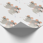 Drei Blinde Mäuse Geschenkpapier (Ecke)
