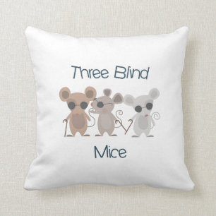 Drei blinde Mäuse Kissen