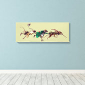 Drei Blinde Mäuse Leinwanddruck (Insitu (Holzboden))