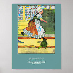 Drei Blinde Mäuse Mutter Gänse Kinderzimmer Rhyme Poster