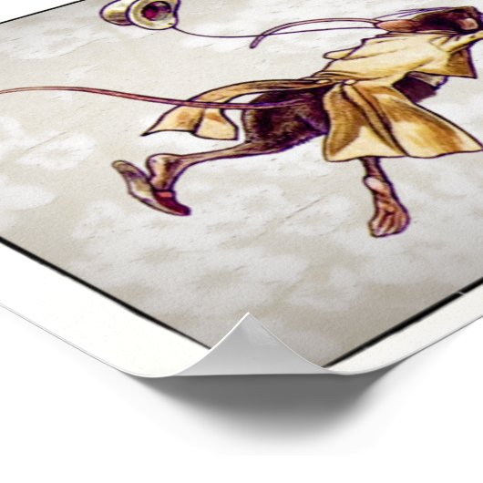 Drei Blinde Mäuse Poster (Ecke)