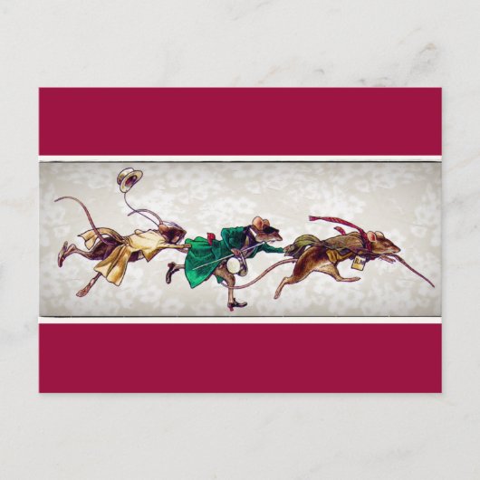 Drei Blinde Mäuse Postkarte (Vorderseite)