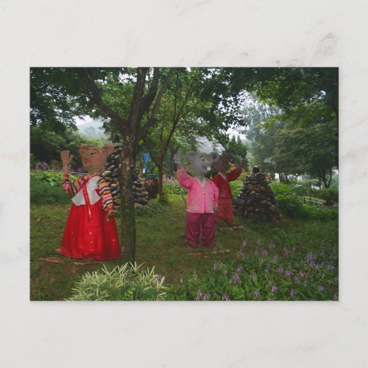 Drei Blinde Mäuse Postkarte (Vorderseite)