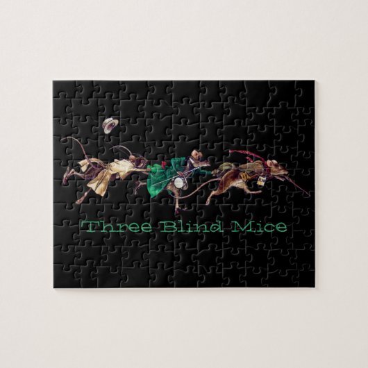 Drei Blinde Mäuse Puzzle (Horizontal)