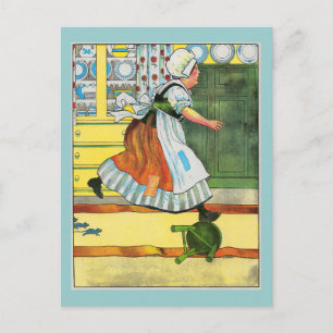 Drei blinde Mäuse! Sehen Sie, wie sie laufen! Postkarte