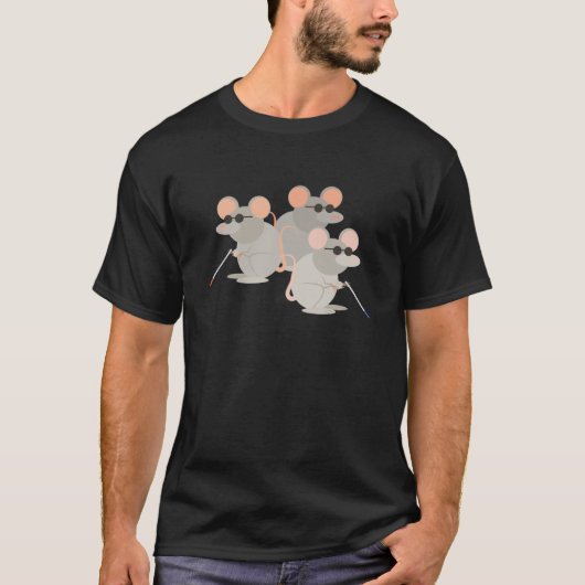 Drei blinde Mäuse T-Shirt (Vorderseite)
