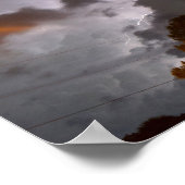 Drei Blitzstürme Fotos Poster (Ecke)