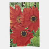 Drei blühen in rot handtuch (Vertikal)