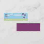 Drei Blume - Haut Mini Visitenkarte (Vorne/Hinten)