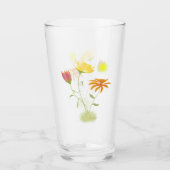 Drei Blume in der Sonne - transparent. Glas (Vorderseite)