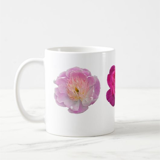 Drei Blume Kaffeetasse (Links)