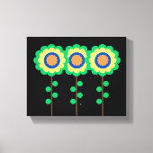 Drei Blume Leinwanddruck (Vorderseite)