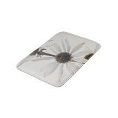 Drei Blume mit weißem Kon Badematte (Schrägansicht)