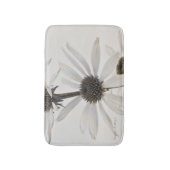 Drei Blume mit weißem Kon Badematte (Vorderseite Vertikal)