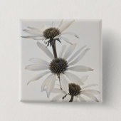 Drei Blume mit weißem Kon Button (Vorderseite)