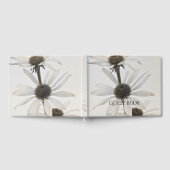 Drei Blume mit weißem Kon Gästebuch (Voll)