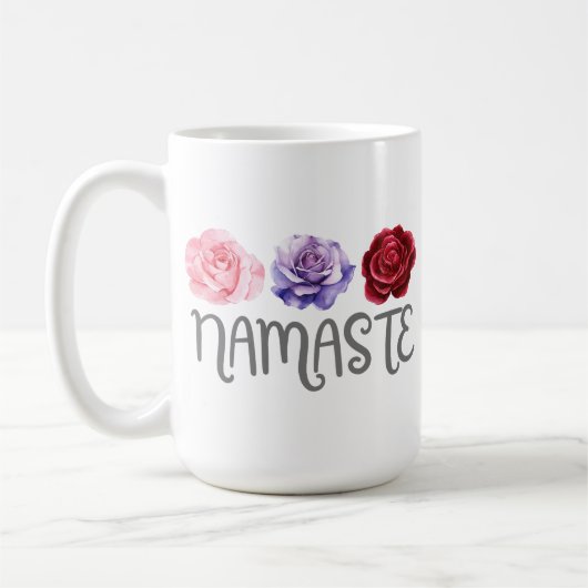 Drei Blume Namaste Kaffeetasse (Links)