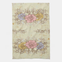 Drei Blume, Vintage Landflora