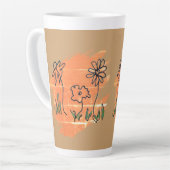 Drei Blumen Farbprobe Milchtasse (Linke Ecke)