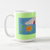 Drei Blumen-Tasse Kaffeetasse (Links)
