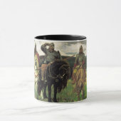 Drei Bogatyrs (1898) durch Druck Viktor Vasnetsov Tasse (Zentrum)