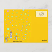 Drei Bons Postkarte (Rückseite)