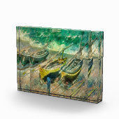 Drei Boote. Claude Monet. Fotoblock (Rechts)