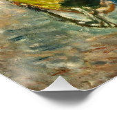 Drei Boote. Claude Monet. Poster (Ecke)