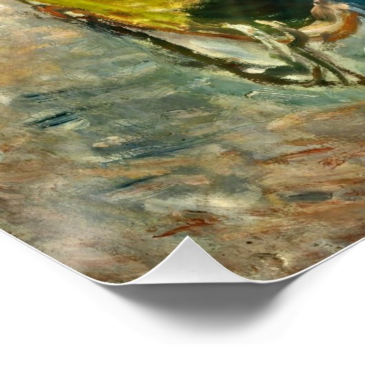 Drei Boote. Claude Monet. Poster (Ecke)