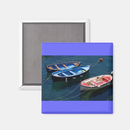 Drei Boote Magnet (Vorderseite/Rückseite)