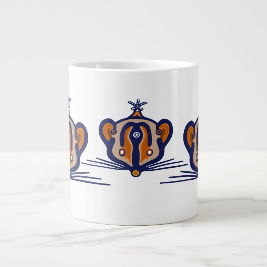 Drei braune Mäuse Jumbo-Tasse (Vorderseite)