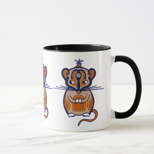 Drei braune Mäuse Tasse (Rechts)