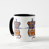 Drei braune Mäuse Tasse (Vorderseite Links)