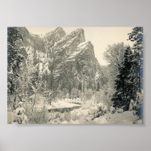 Drei Brüder im Winter, Kalifornien Poster