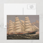 Drei Brüder Schiff Postkarte (Vorne/Hinten)