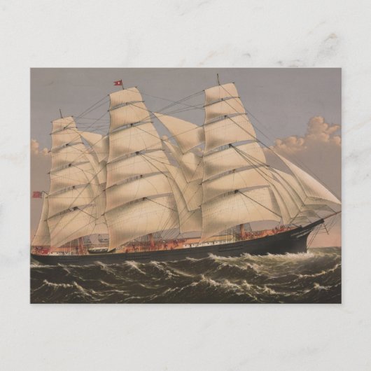 Drei Brüder Schiff Postkarte (Vorderseite)