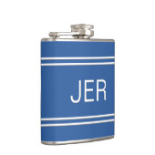 Drei Buchstaben Initials Mit Monogramm Drink Royal Flachmann (Rechts)