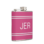 Drei Buchstaben Mit Monogramm Getränke in heißem R Flachmann (Rechts)