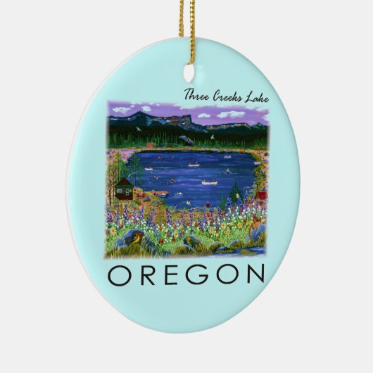 Drei Buchten Keramik Ornament (Rechts)