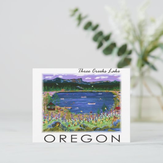 Drei Buchten Postkarte (Stehend Vorderseite)