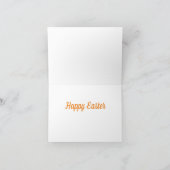 Drei bunnies Osterkarte handgemalt Kunst Karte (Innenseite)