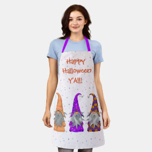 Drei bunte Halloween-Gnome Schürze