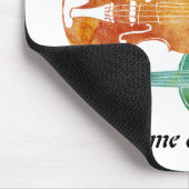 Drei bunte Violinen Mousepad (Ecke)
