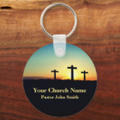 Drei Burgen - Weltkulturerbe der Unesco Schlüsselanhänger (Vorderseite)