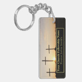 Drei Burgen - Weltkulturerbe der Unesco Schlüsselanhänger (Vorderseite links)